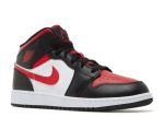 Air Jordan 1 Mid GS ‘Black Fire Red’