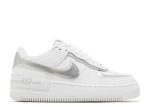 Wmns Air Force 1 Shadow ‘White Metallic Silver’