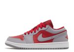 Wmns Air Jordan 1 Low SE ‘Split – Gym Red Cement Grey’